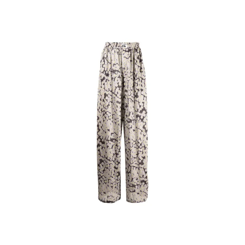 NATASHA ZINKO Daisy print Wide leg Trousers-0