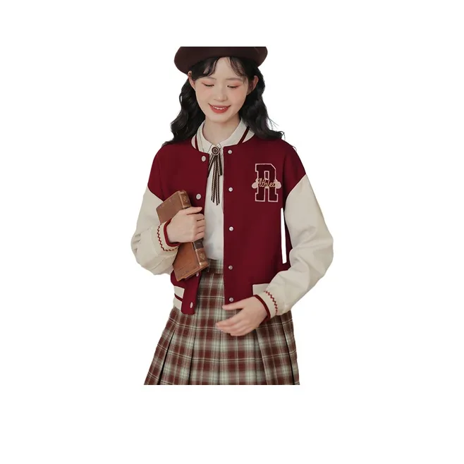Linjou Baseball Jerseys Women's Red-0