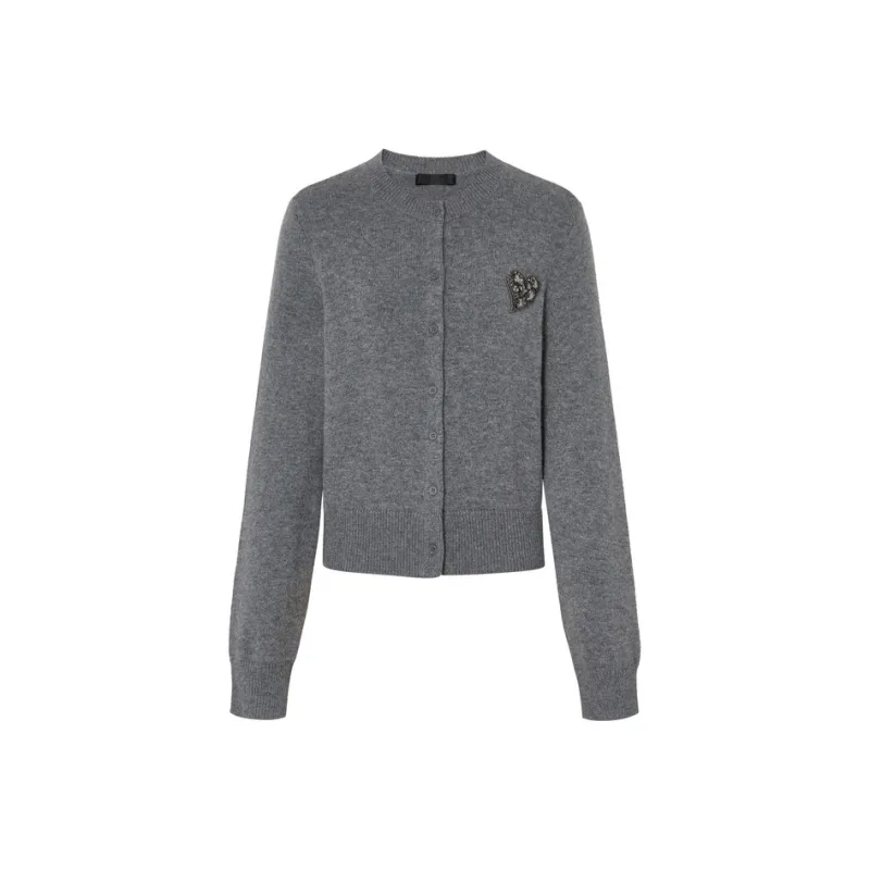 MOCO Knitwear Women's Medium Heather Gray-0