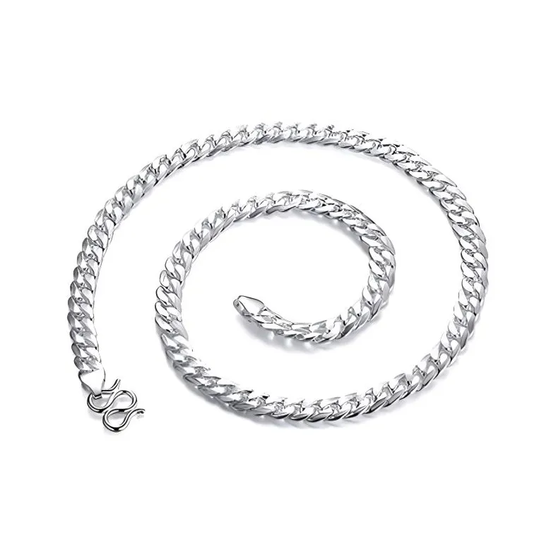 CUTE DAME Sterling Silver Necklaces Unisex-6