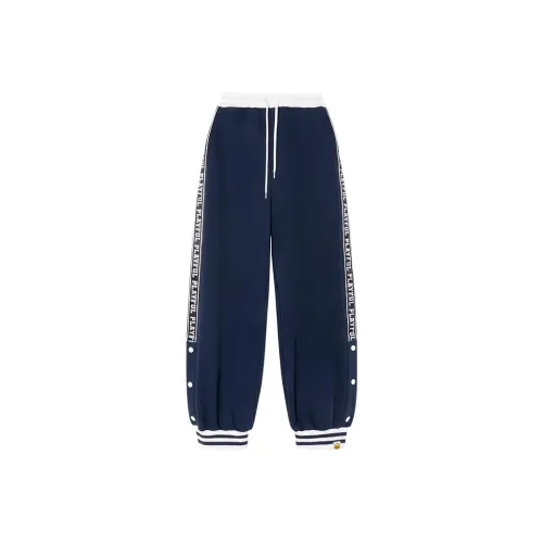 B.Duck Casual Pants Women's Navy Blue