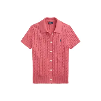 Polo Ralph Lauren Cable knit Short sleeve Cardigan