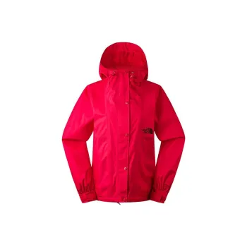 THE NORTH FACE City Outdoor Collection Hiking Water Resistant Windproof Breathable Windbreaker Jacket Women's Red