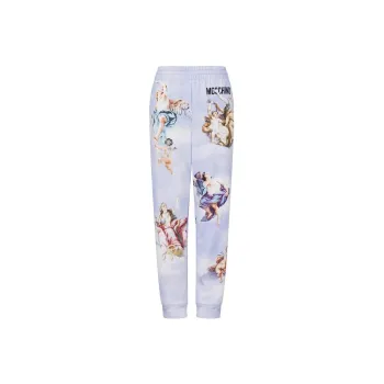 MOSCHINO Knitted Sweatpants Women's Light Purple