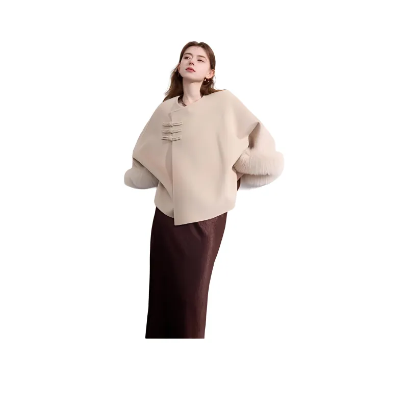 3COLOUR Coats Women's Ecru-0