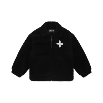 SMFK X Wonderland Cropped Coats Women's Midnight Black