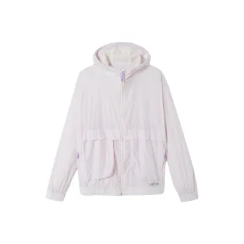 DECATHLON Breathable Quick Dry Water-Resistant Windproof Sun Protection Clothing Women's Light Purple