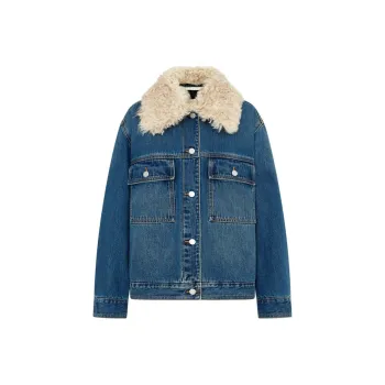 MOCO Puffer Jacket Women's Denim Blue