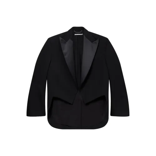 Stella McCartney Cropped Wool Tuxedo Blazer