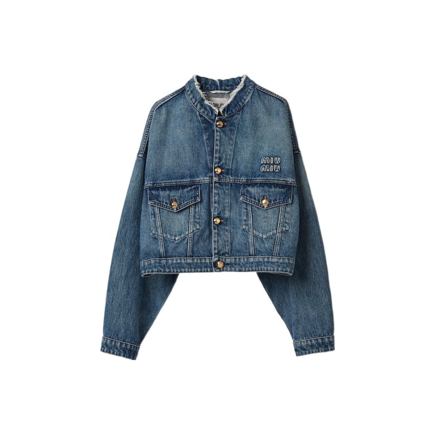 MIU MIU Denim Jackets Women on Sale & Authentic - POIZON