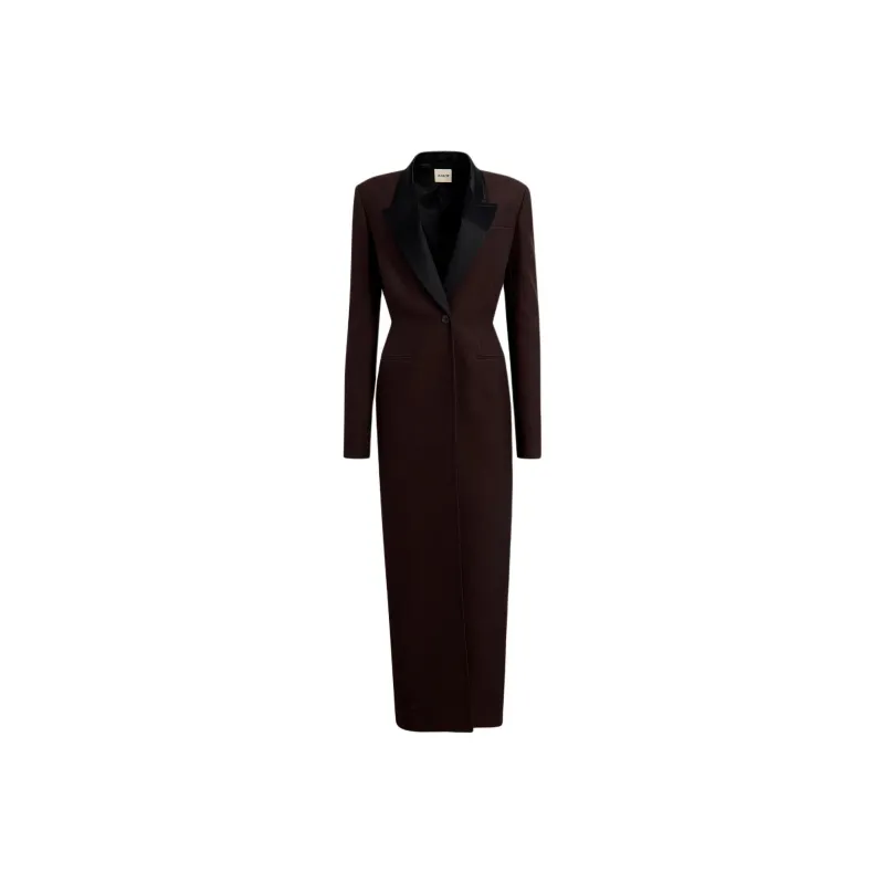 KHAITE Bellow Single breasted Coat-0