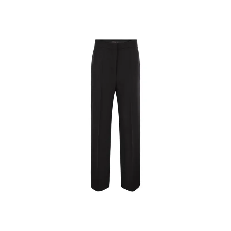 MaxMara Pleated Straight Leg Trousers-0