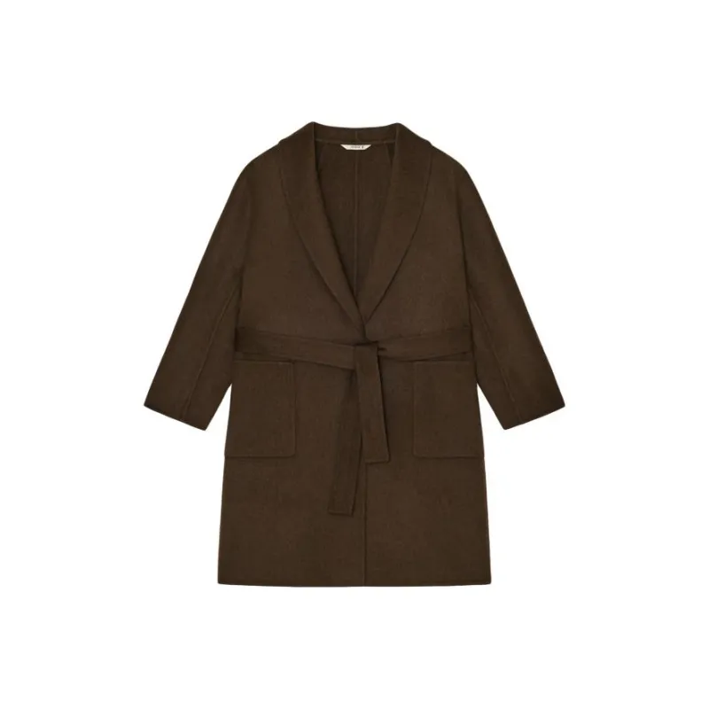 ICICLE Coats Women's Cow Suede Leather-0