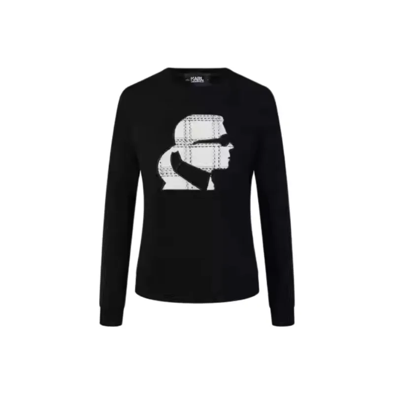 KARL LAGERFELD SS22 Sweatshirt Women's Black-0