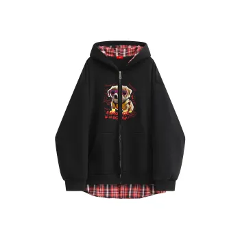 MIIOW Trend Party Series Sweatshirt Unisex Black