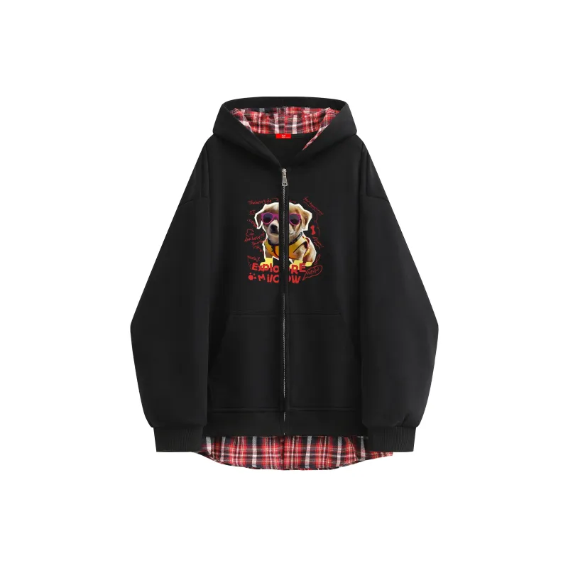 MIIOW Trend Party Series Sweatshirt Unisex Black-0
