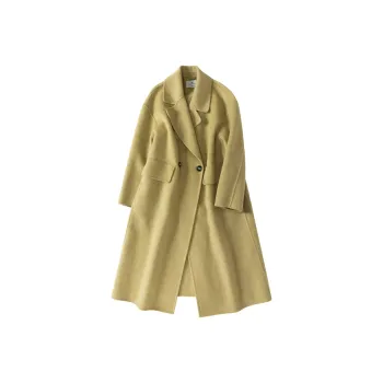 XIANGYING Coats Women's Olive Green