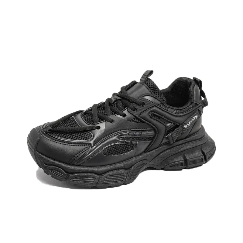 SUPEREDGE Slip Resistant And Abrasion Resistant Coverage Low Top Chunky Sneakers Men's-0