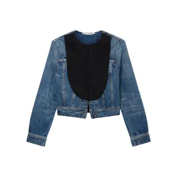 Stella McCartney Bib panel Denim Jacket