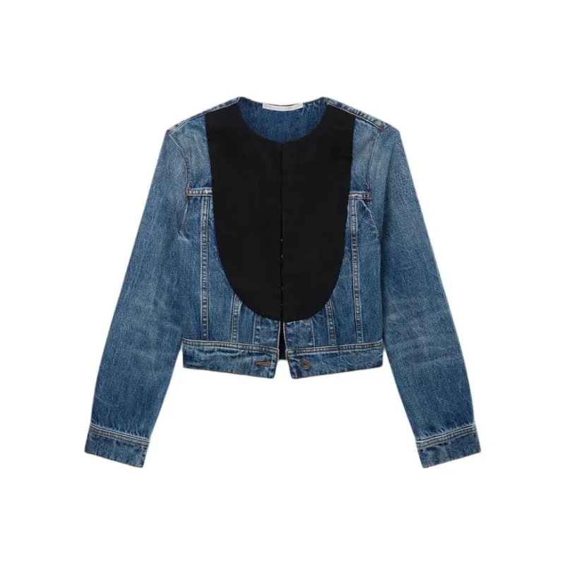 Stella McCartney Bib panel Denim Jacket-0
