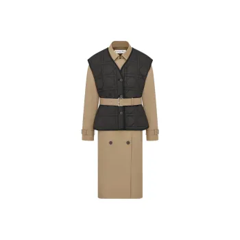 DIOR FW22 Trench Coat Women's Khaki