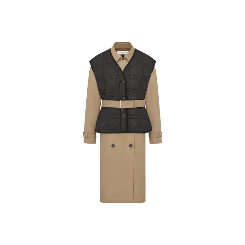 DIOR FW22 Trench Coat Women's Khaki-0