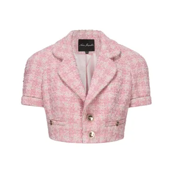 NANA JACQUELINE Cropped Coats Women's Pink