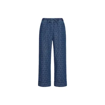 Valentino Drawstring Cropped Trousers