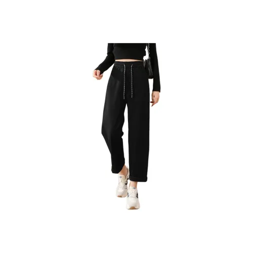 TERRE BLEUE Casual Pants Women's Black