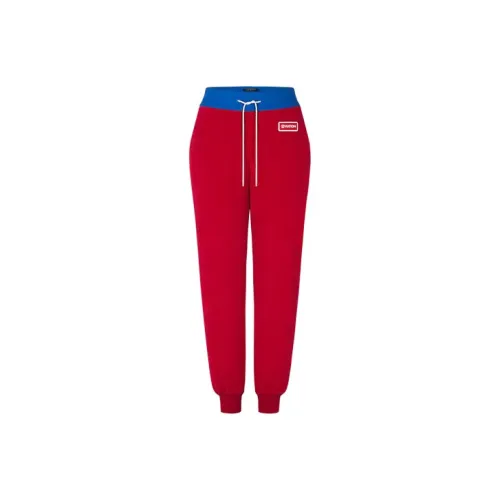 LOUIS VUITTON New Quarterly Products Of LV Knitted Sweatpants Women's Red