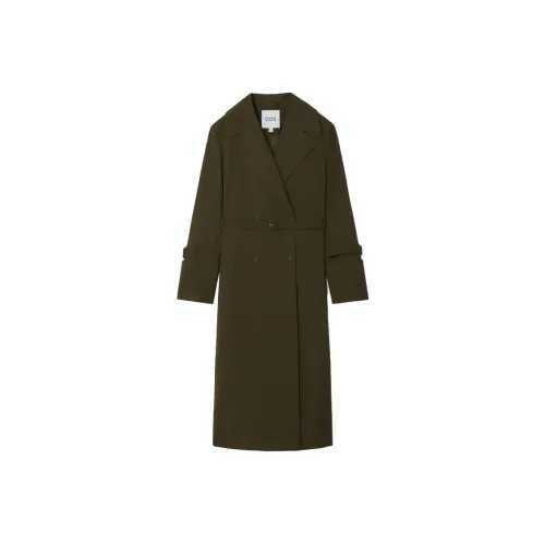 COS Trench Coat Women's Khaki Green