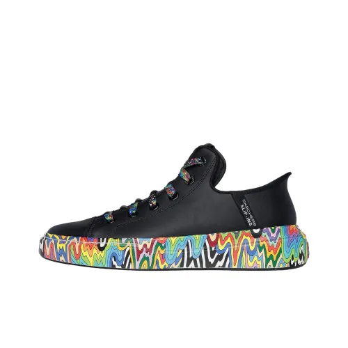 Snoop Dogg X Jen Stark x Skechers Snoop One Anti Slip Wear Resistant Low Top Casual Shoes Unisex Black