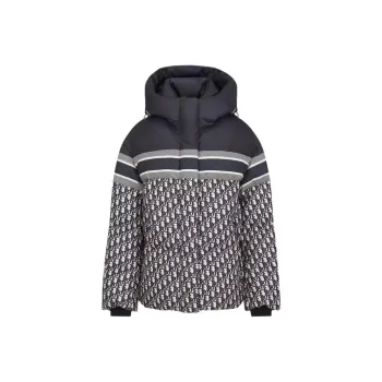 DIOR Puffer Jacket Women's Blue