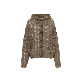 Brunello Cucinelli V Neck Buttoned Cardigan