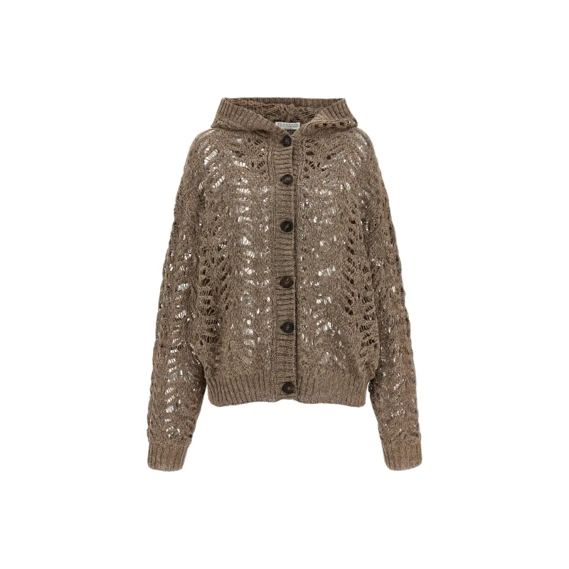 Brunello Cucinelli V Neck Buttoned Cardigan-0