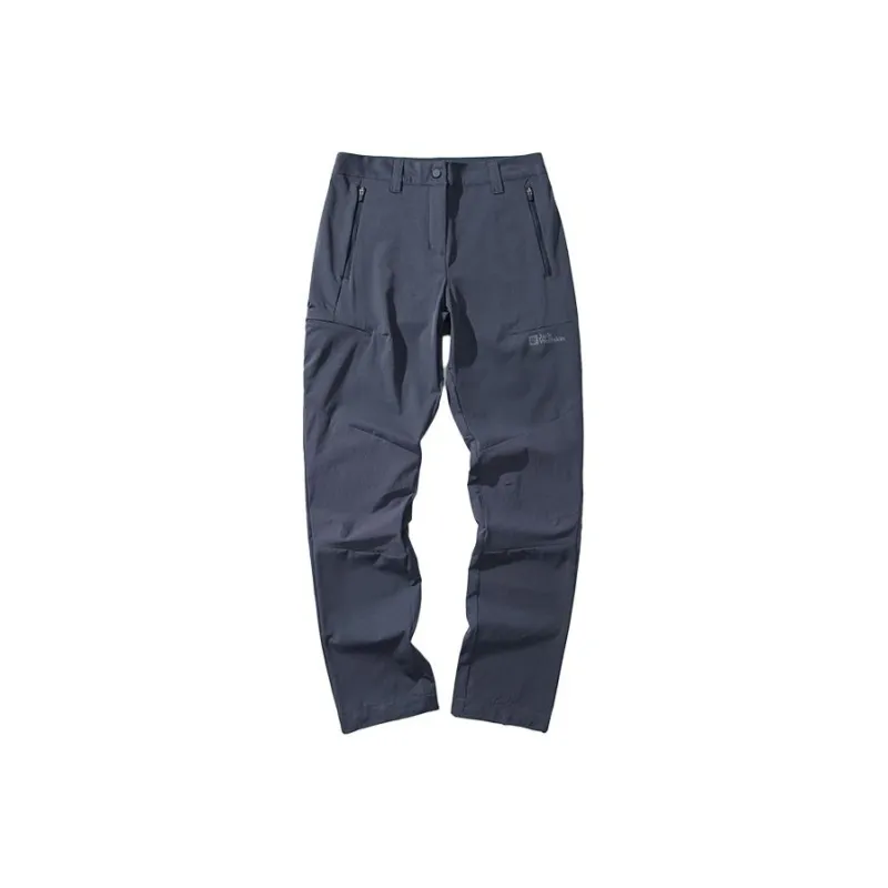 Jack Wolfskin Casual Pants Women's Graphite Blue-0