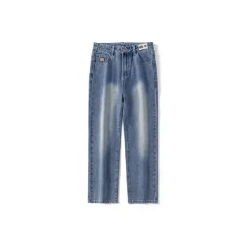 FCB ARCELONA Jeans Unisex Light Blue