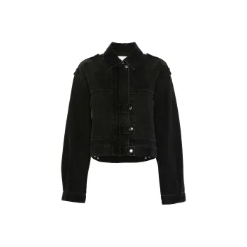 ISABEL MARANT ETOILE Julie Cropped Denim Jacket