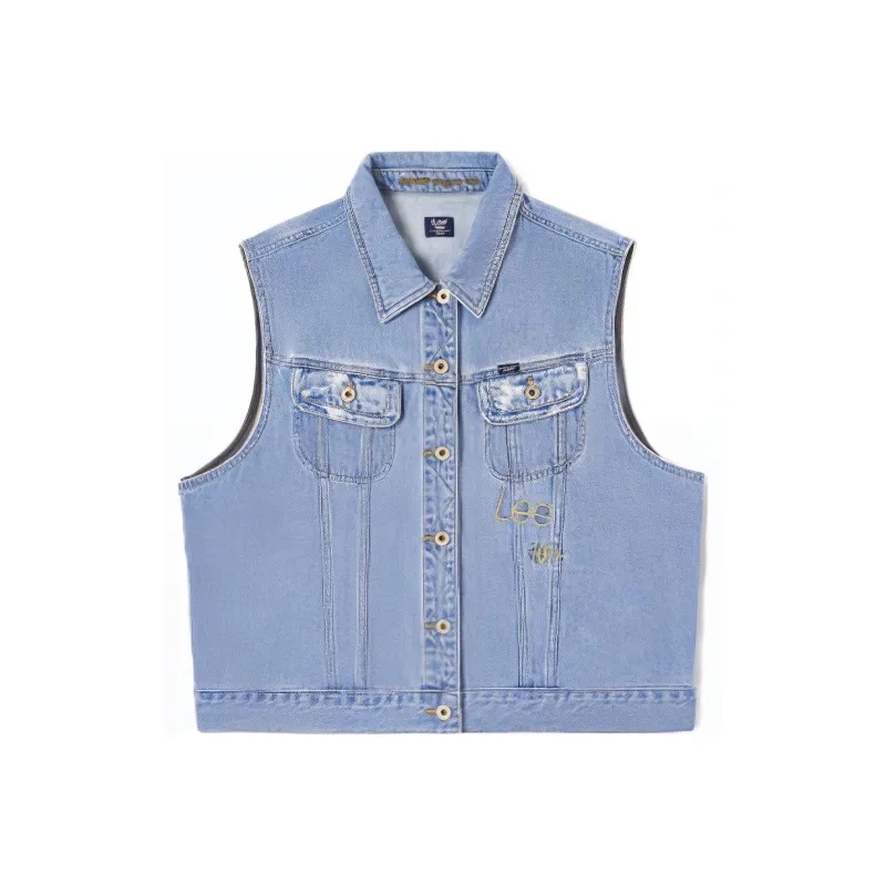 Lee Vests Women's Light Blue-0
