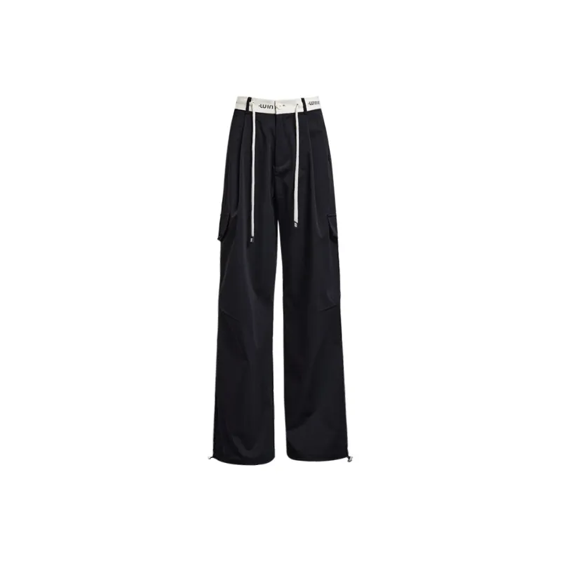 Rose Casual Pants Women's Black-0