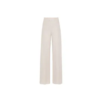 MaxMara Giallo Wide leg Trousers