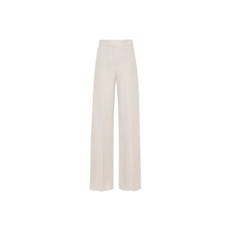 MaxMara Giallo Wide leg Trousers-0