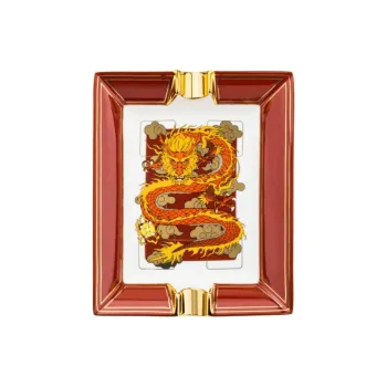 LUBINSKI Cigar Ashtray Gift Box Set Red