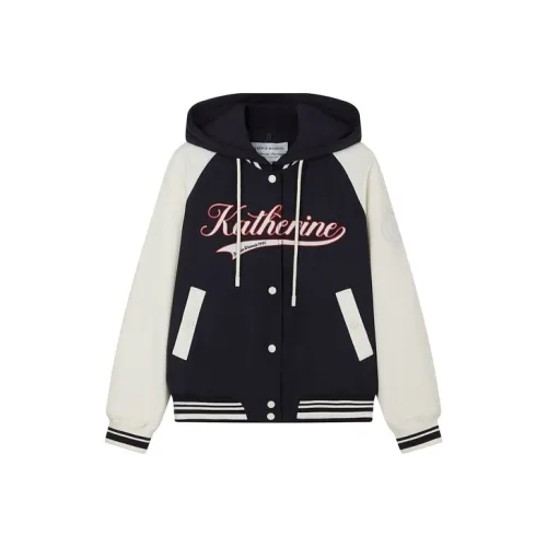 Teenie Weenie Cropped Coats Women's Color Blocking