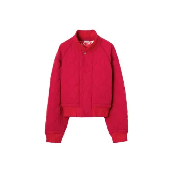 Burberry Puffer Jacket Women's Red