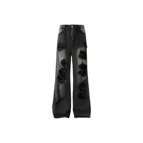 FASTFISH Jeans Unisex Black