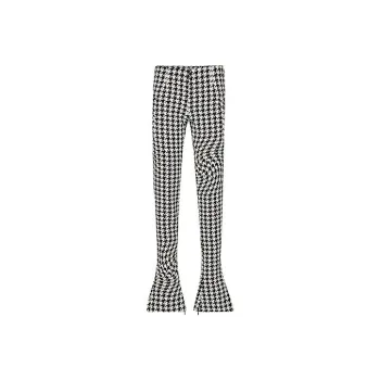 OFF WHITE Psychedelic Houndstooth print Trousers