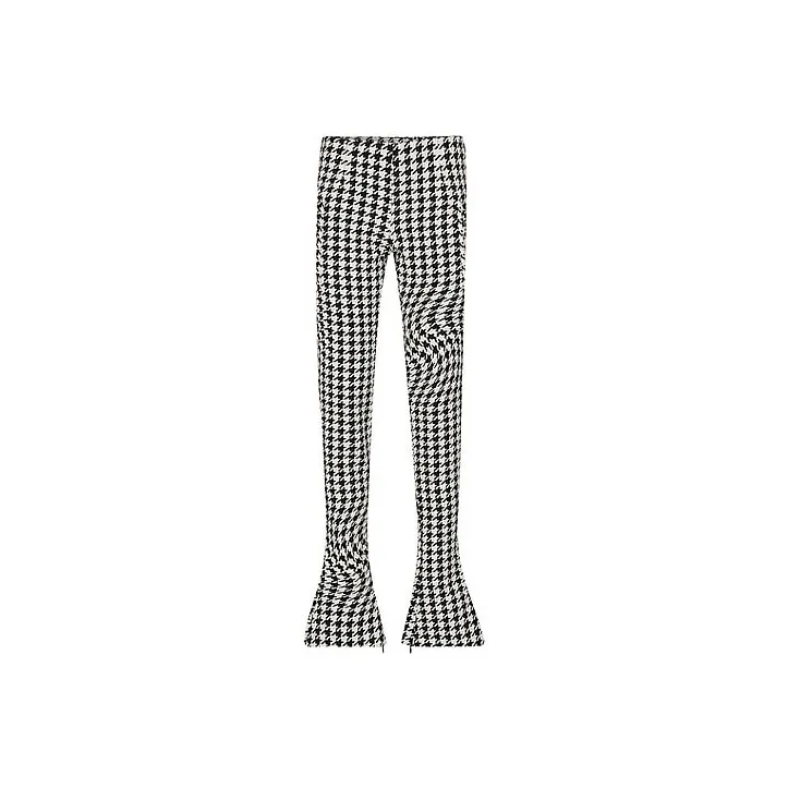 OFF WHITE Psychedelic Houndstooth print Trousers-0