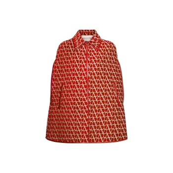 Valentino ROSSO Chinese New Year SS23 Cloak Women's Red