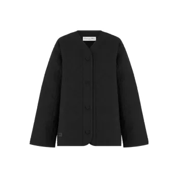 DIOR FW24 Puffer Jacket Women's Black